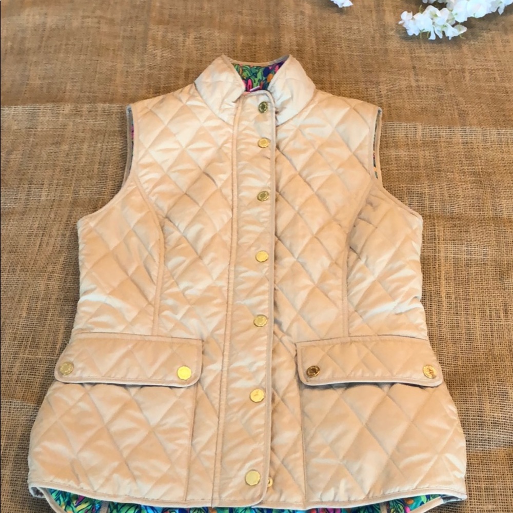 Lilly Pulitzer Vest.